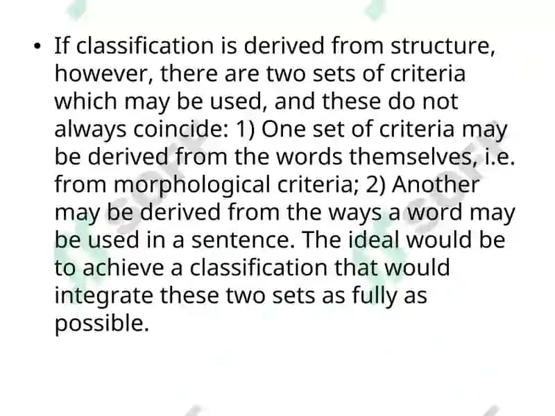 An Introduction to Word Classes 3