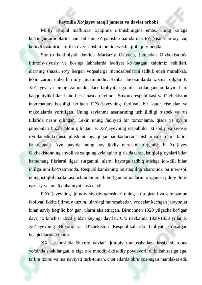 FAYZULLA XO‘JAYEV PUBLITSISTIKASI 3