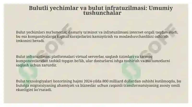 Bulutli yechimlar va bulut infratuzilmasi platformalari 3