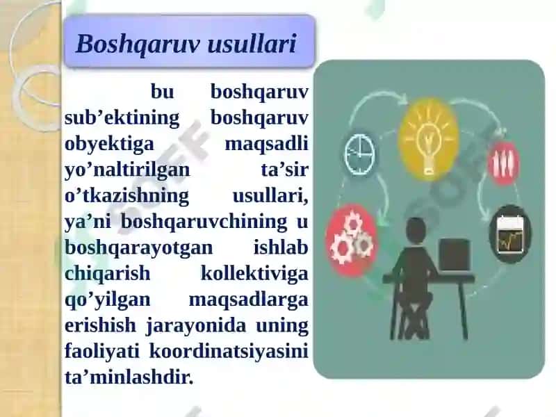 Mehnatni boshqarish usullari va texnologiyalari 3