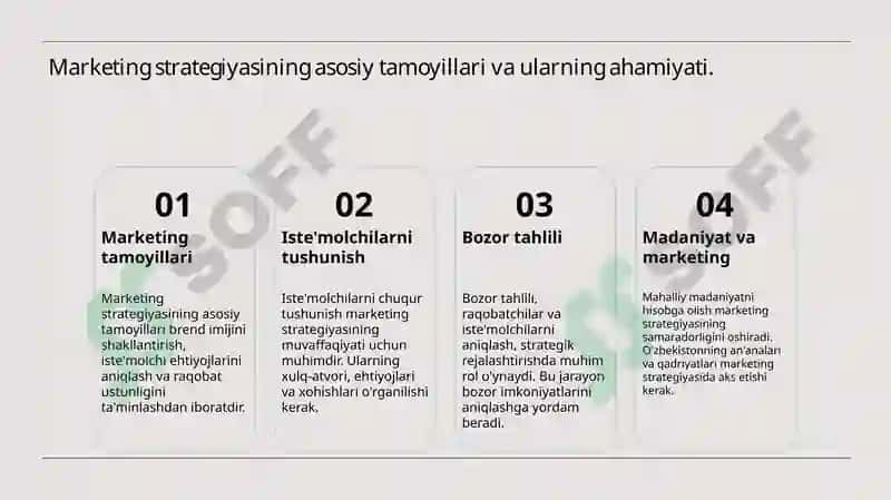 Marketing strategiyasini yaratishda muxim omillar 3