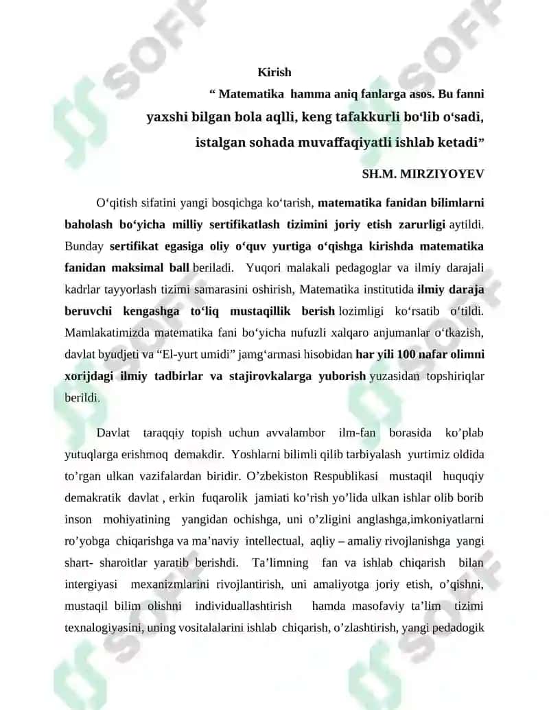 Parabolik tipdagi tenglamalar uchun Koshi masalasi va fundamental yechim 3