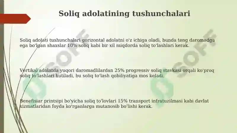 Soliq hisobotining nazariy asoslari 3