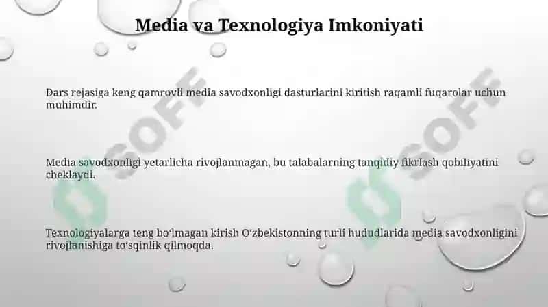 Media savodxonligi dasturlari 3