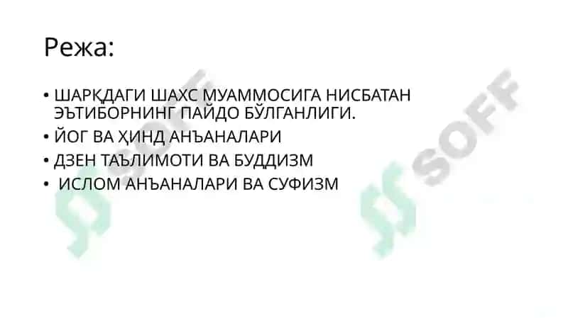 Шарқ Психологиясида Шахс Муаммоси 3