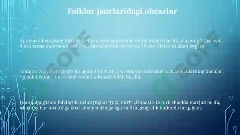 Xalq oğzaki ijodidagi an'anaviy obrazlar 3