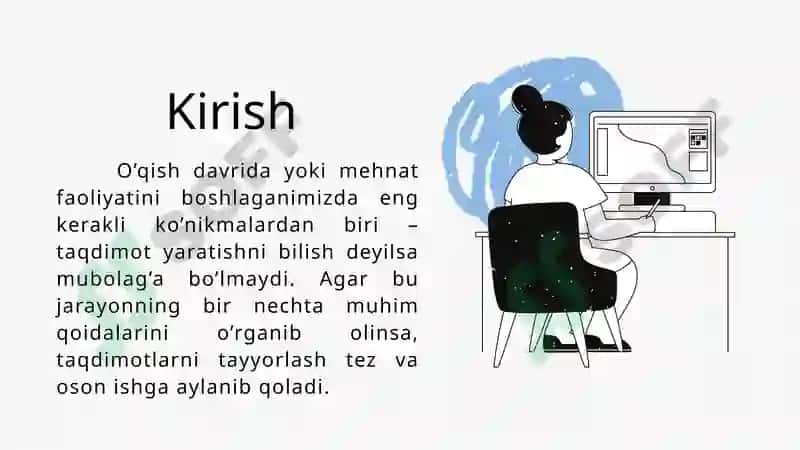 Taqdimottayyorlash va taqdim etish usullari va vositalari 3
