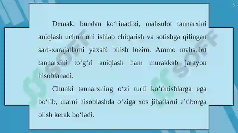 MAHSULOT   TANNARXI 3