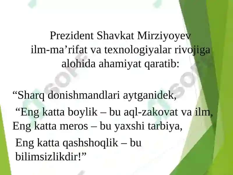 Elektron hukumat va xizmatlar sohasi raqamli ishlar 3