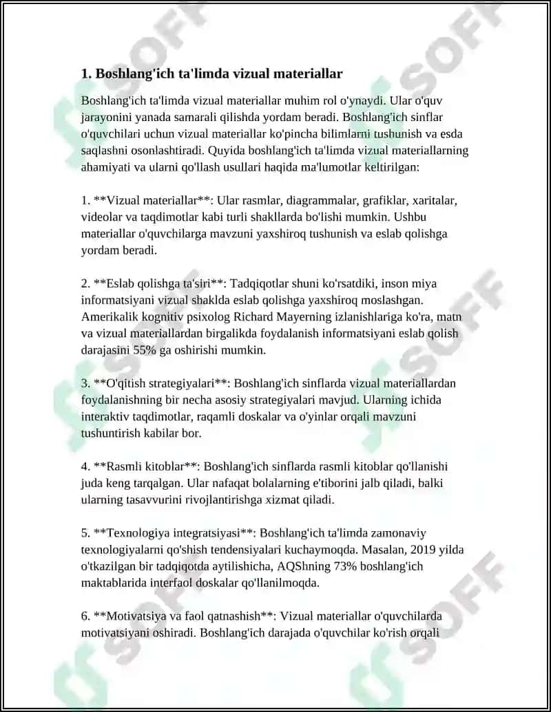 Boshlang'ich ta'limda vizual materiallar 3
