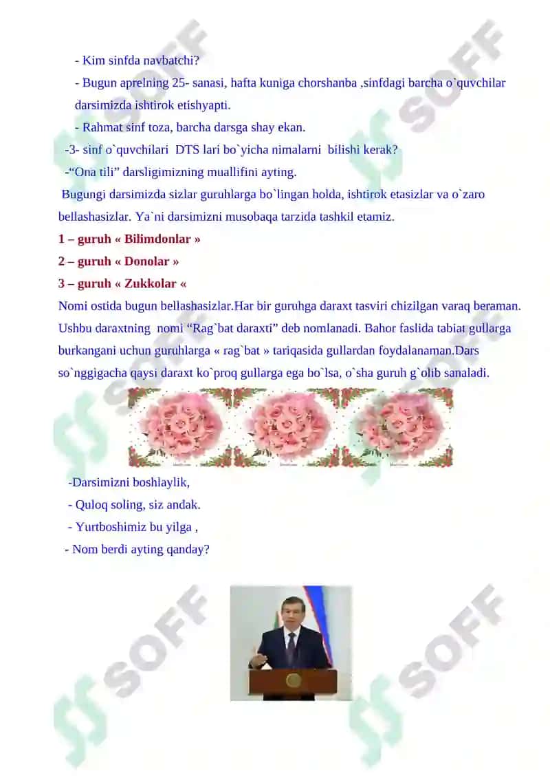 O'tilgan mavzuni takrorlash 3