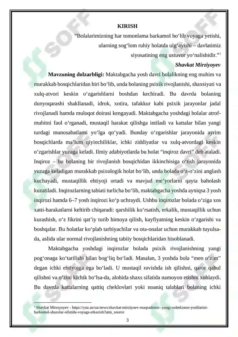 Maktabgacha tarbiya yoshidagi inqiroz 3