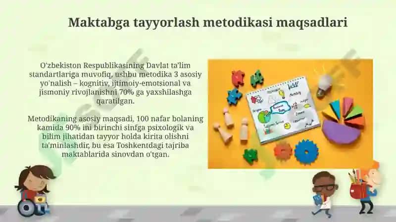 Maktabga tayyorlash metodikasi 3