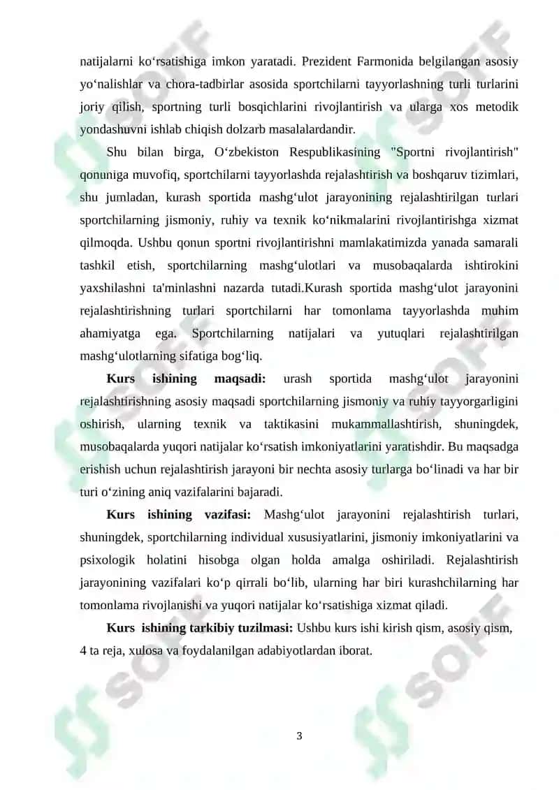 Mashg‘ulot jarayonining tuzilishi 3