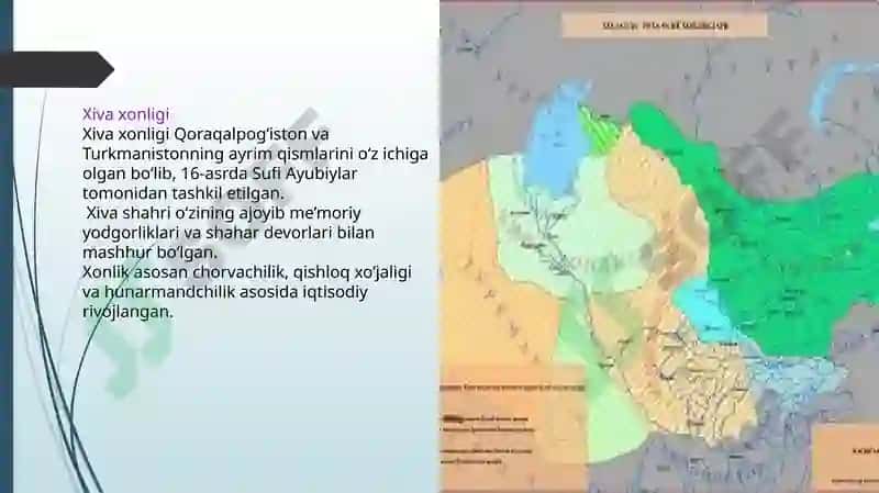 o’rtaosiyo davlatlarining 19-asr birinchi yarmida tarixi geografiyasi 3