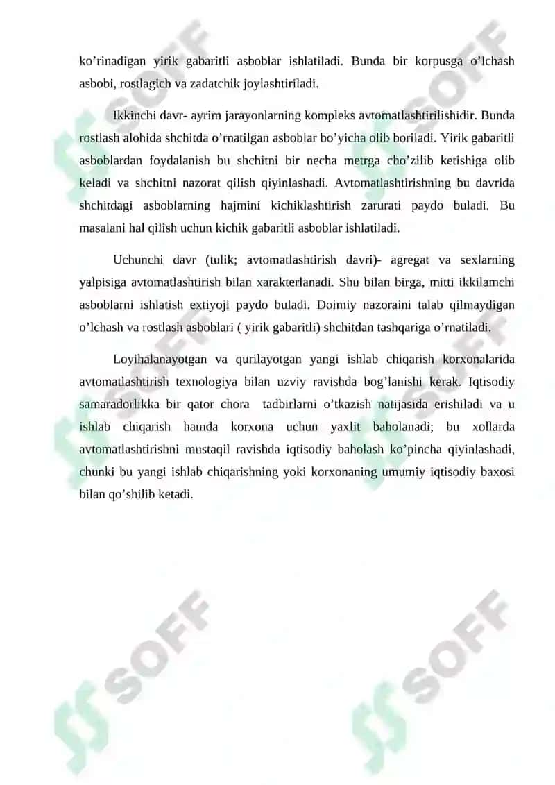 Separatsiyalash jarayonini avtomatlashtirish Sanoatni 3