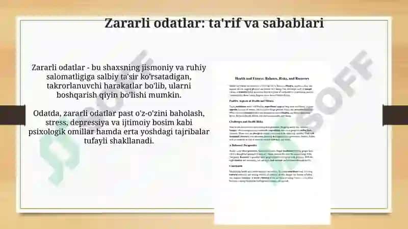 Zararli odatlardan saqlanish va ularni oldini olish 3
