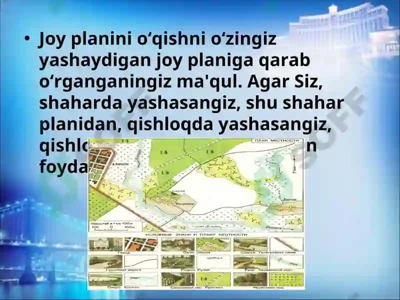 Topografik planlardan foydalanish 3