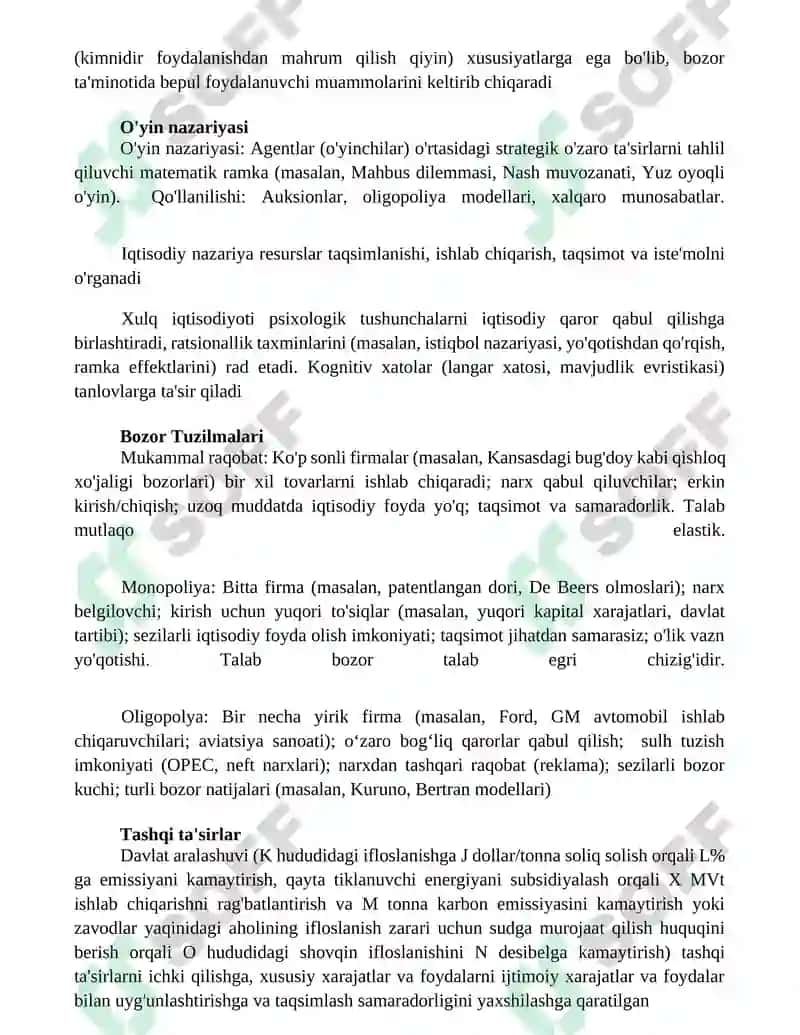 Iqtisodyot nazariasi 3