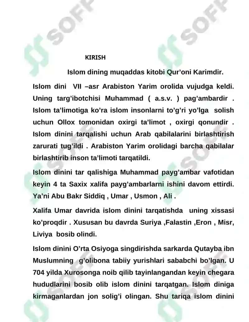 Islom dinini tarqalishi 3