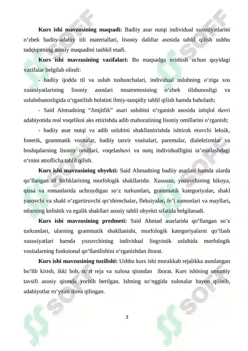 Said Ahmad asarlarining morfologik xususiyatlari 3