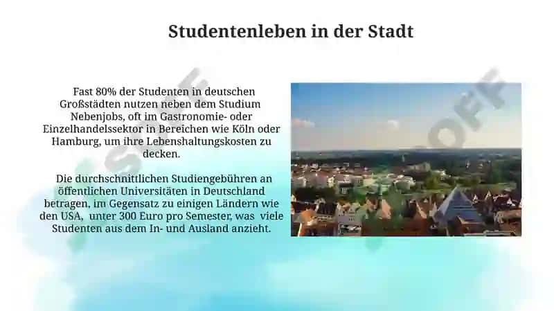 Das Studentenleben in den deutschsprachigen Ländern 3