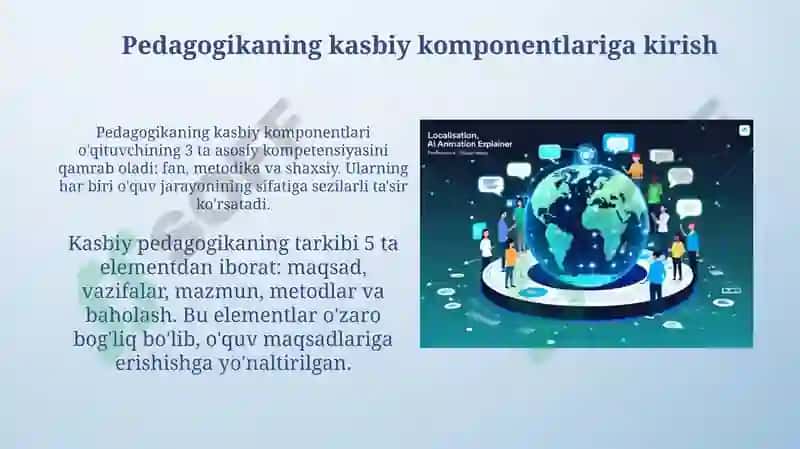 Pedagogning kasbiy komponentlari,tuzilishi va mazmuni 3