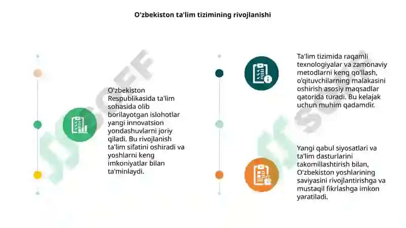O'zbekiston Respublikasida ta'lim sohasidagi islohotlar 3