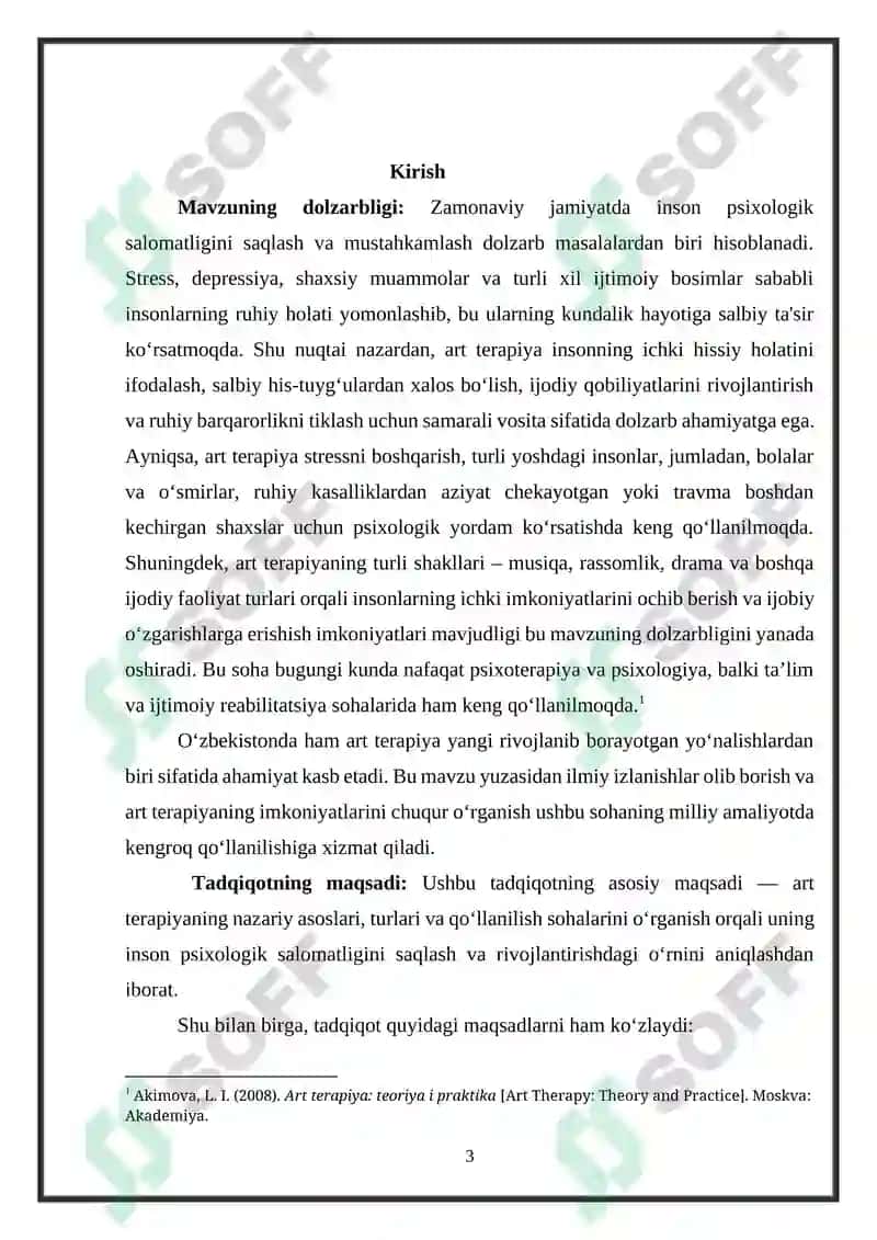 ART TERAPIYA VA UNING TURLARI 3