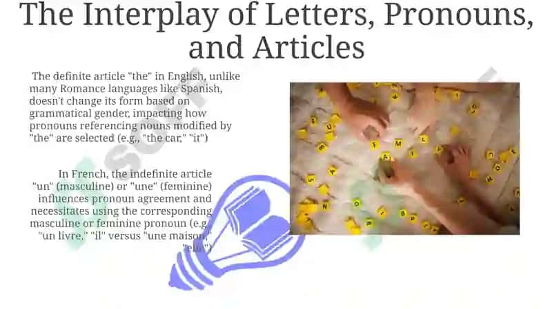 Letters, pronouns, and articles 3