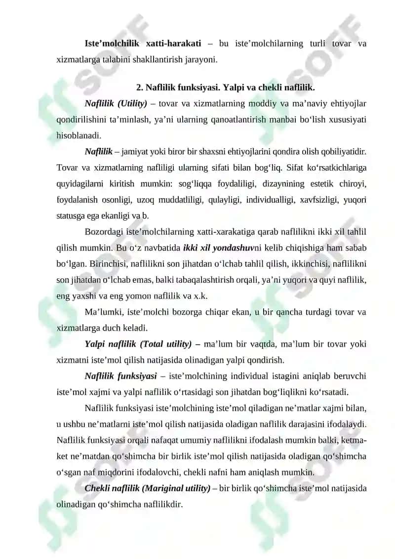 Iste’molchilarning bozordagi xatti-harakati 3