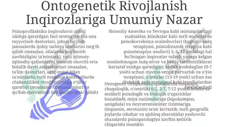 Ontogenetik Rivojlanish Inqirozlariga Umumiy Nazar 3
