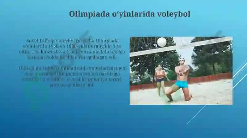 Voleybol oʻyinining kelib chiqishi tarixi 3