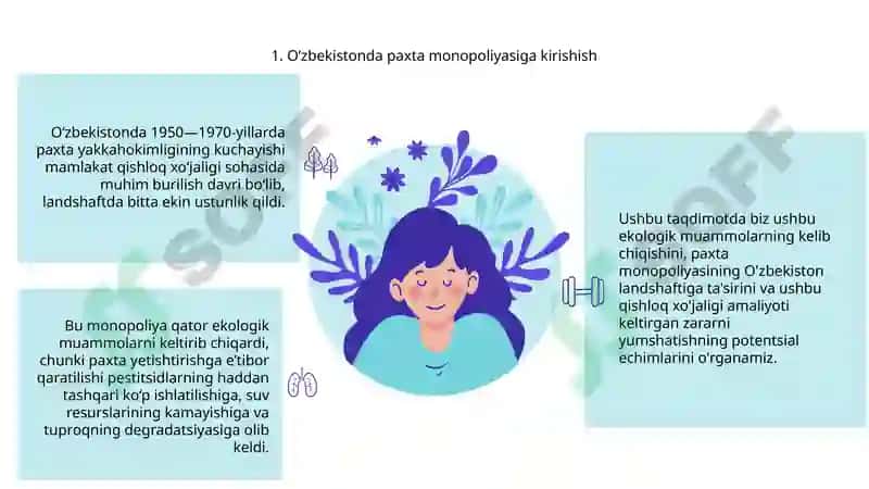 Paxta yakkahokimligining kuchayishi va ekologik muammolarning kelib chiqishi 3