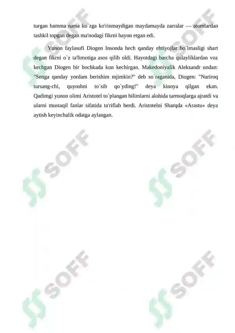 G'arb mutafakkirlarining borliq haqidagi taʼlimotlari 3