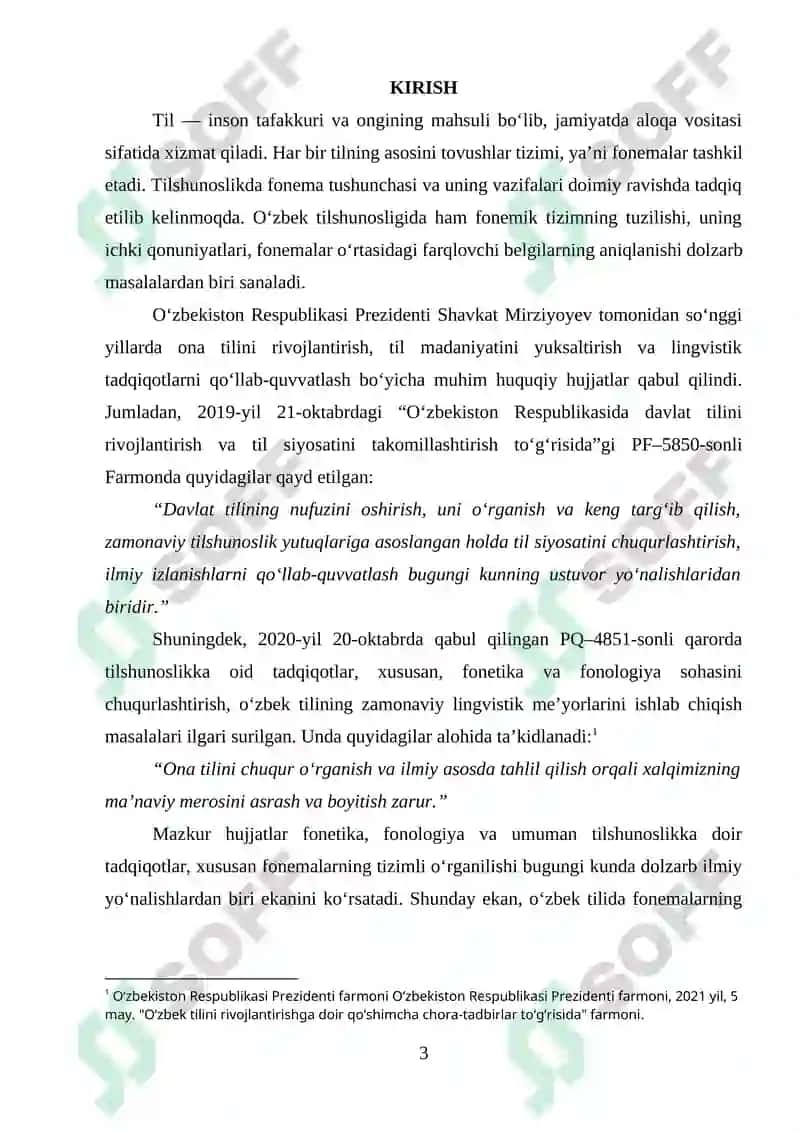 O‘zbek tilida fonemalarning integral va differensial beldilari 3