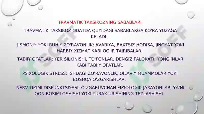 TRAVMATIK TAKSIKOZ 3