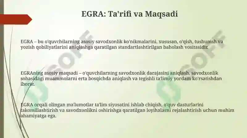 EGRA 3