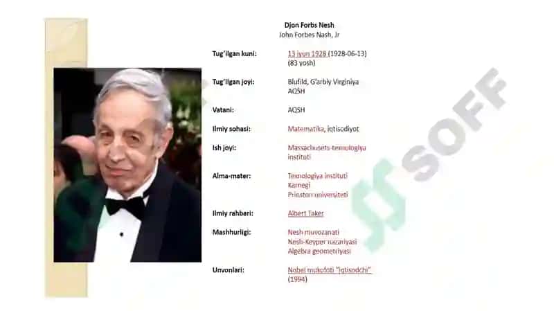 O‘YINLARNAZARIYASI VA O‘ZARO HAMKORLIKLARNI MODELLAShTIRISh 3