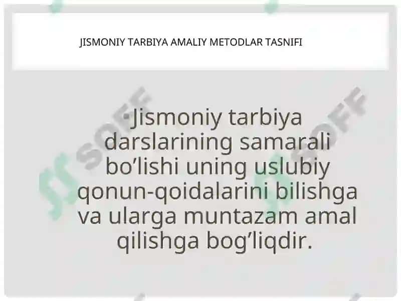 Jismoniy Tarbiya Mashg'ulotlari 3