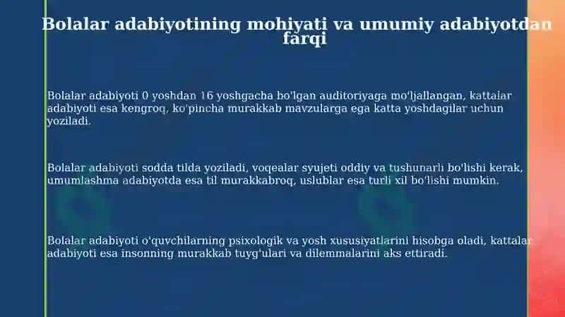 Bolalar adabiyoti 3