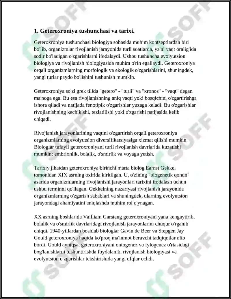 OʻSISH VA RIVOJLANISH GETEROXRONIYASINI JADVAL VA SXEMALAR TARZIDA O’RGANIB CHIQISH 3