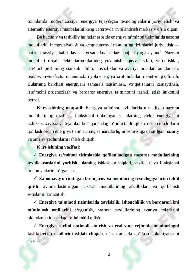 ENERGIYA TA’MINOTI TIZIMLARIDA O‘RNATILGAN NAZORAT MODULLARI 3