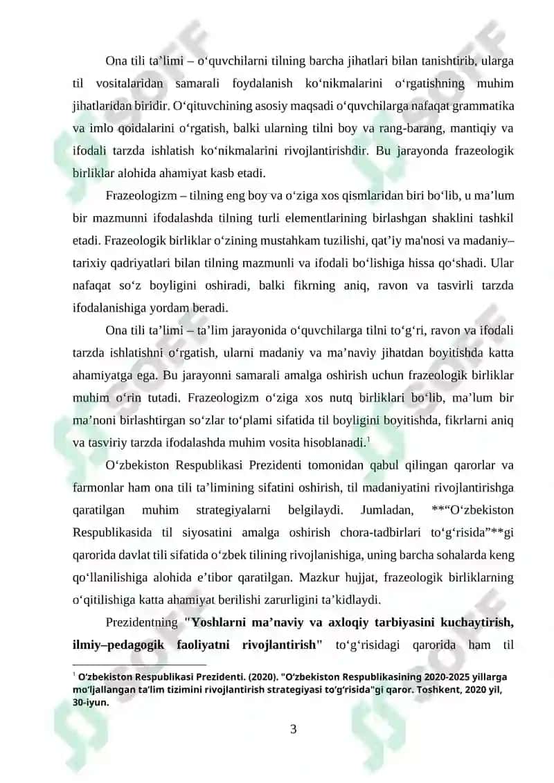 Ona tili va oʻqish savodxonligi va uni oʻqitish metodikasi 3