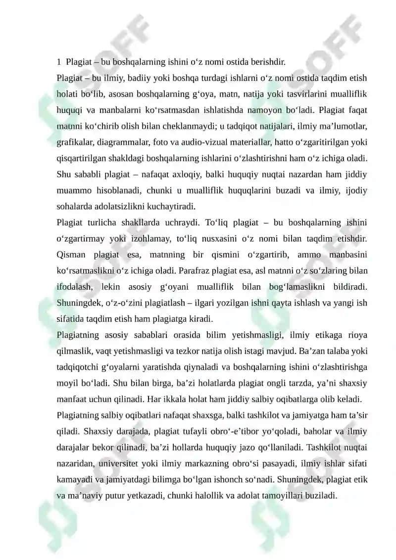 Plagiat va uning salbiy oqibatlari 3