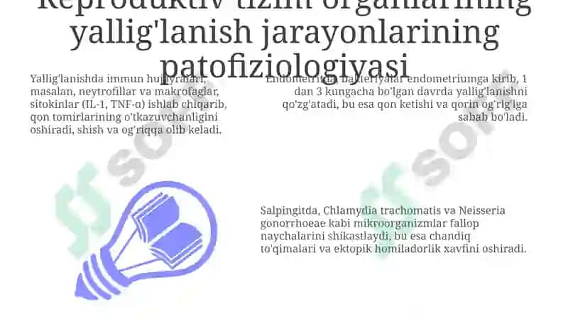 Jinsiy tizim a'zolari yalligʻlanish jarayonini patafizalogiyasi 3