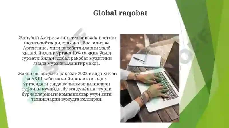 Xalqaro Biznesning Global Muhiti 3