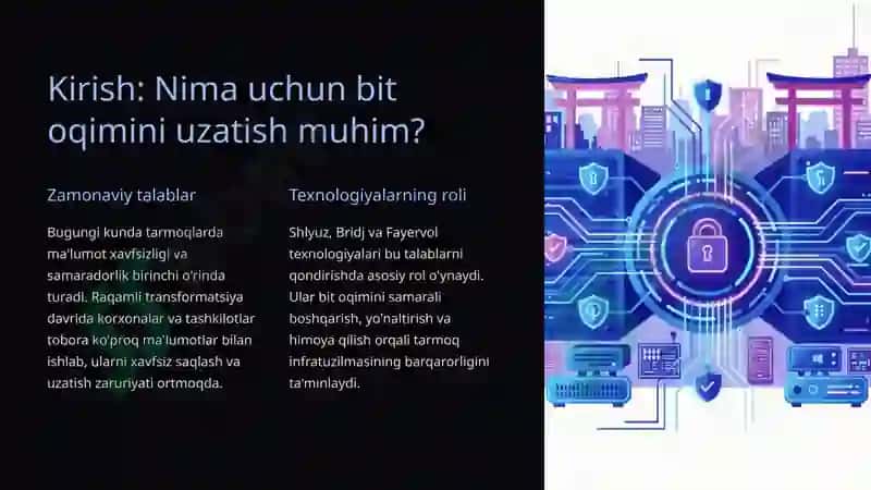 Shlyuz, Bridj va Fayervol. Bit oqimini uzatish 3