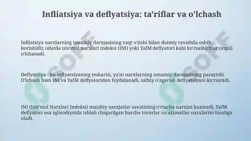 Infliatsiya va deflyatsiya 3