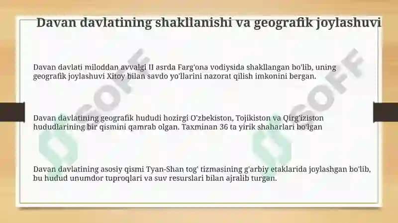 Davan davlatining tashkil topishi va ijtimoiy siyosiy hayoti 3